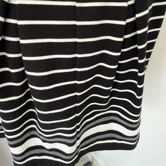 Max Studio Pleated Striped Mini Skirt w/Pockets Size M - Picture 4 of 8